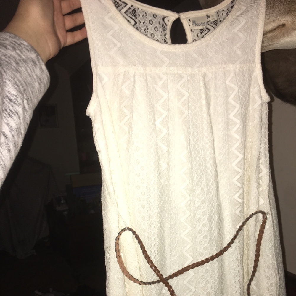 white dress